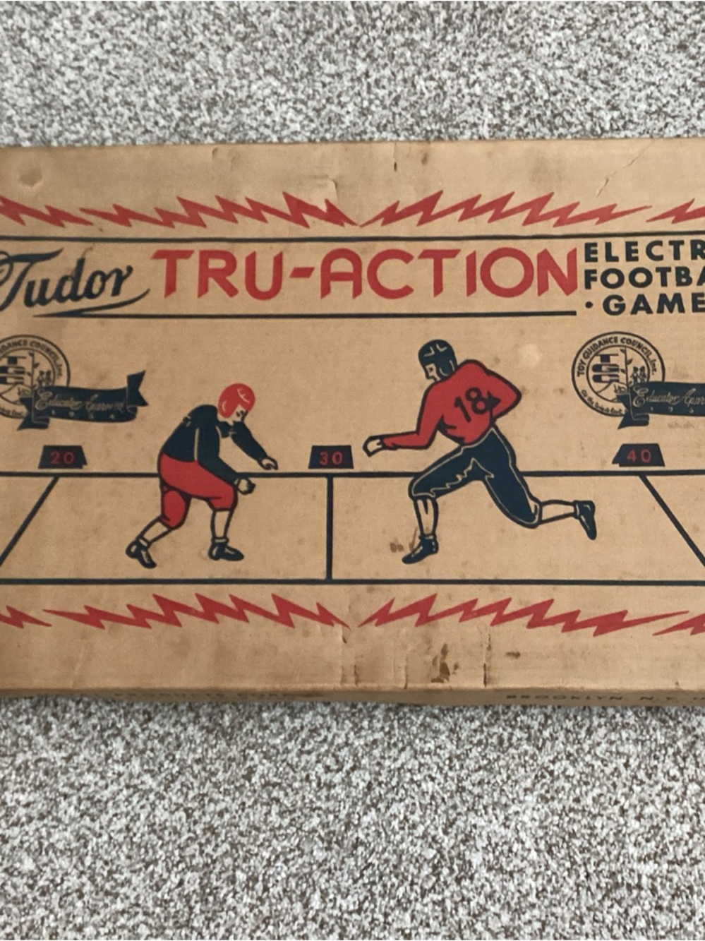 Vtg. TRU-ACTION by Tudor electronic Hockey Game.